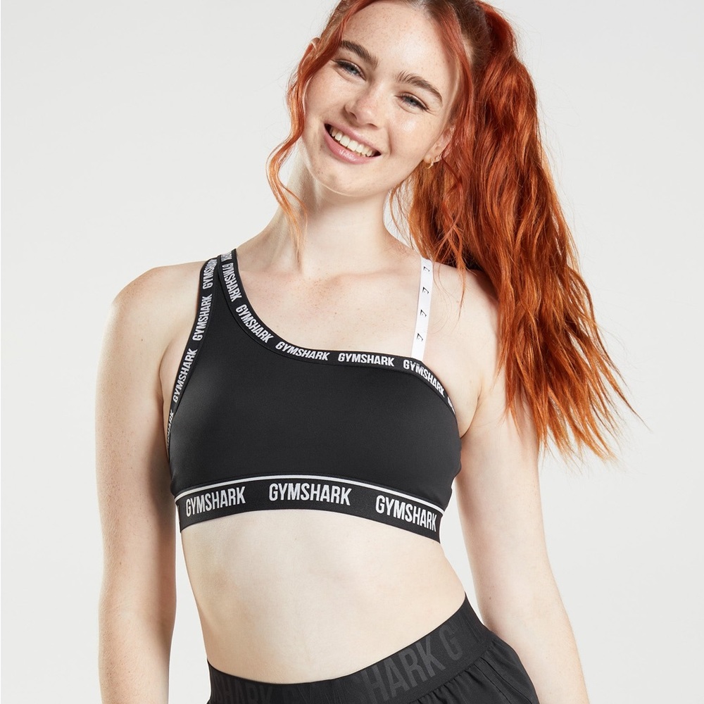Gymshark Black and White Sports Bra